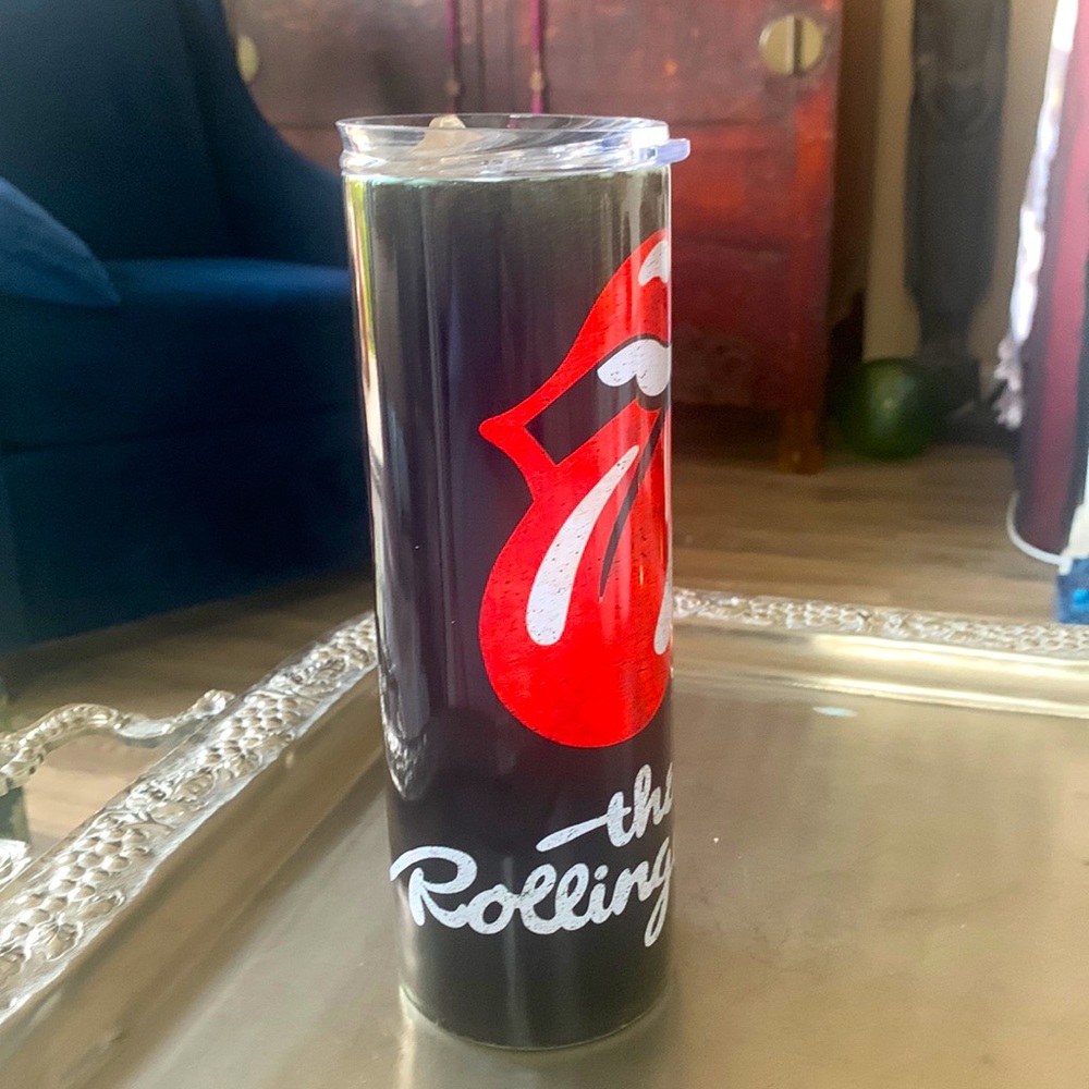 The Rolling Stones stainless thermos